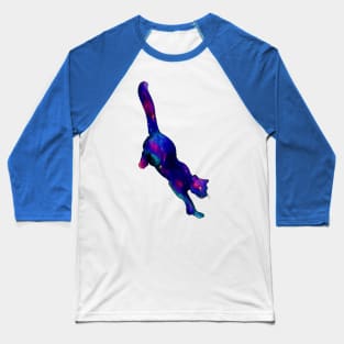 Galaxy Panther Baseball T-Shirt